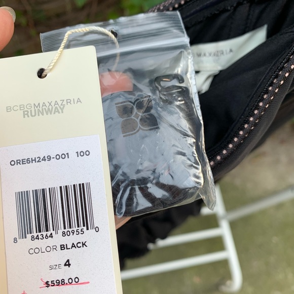 BCBG Maxazria Runway Black Dress - Picture 4 of 4